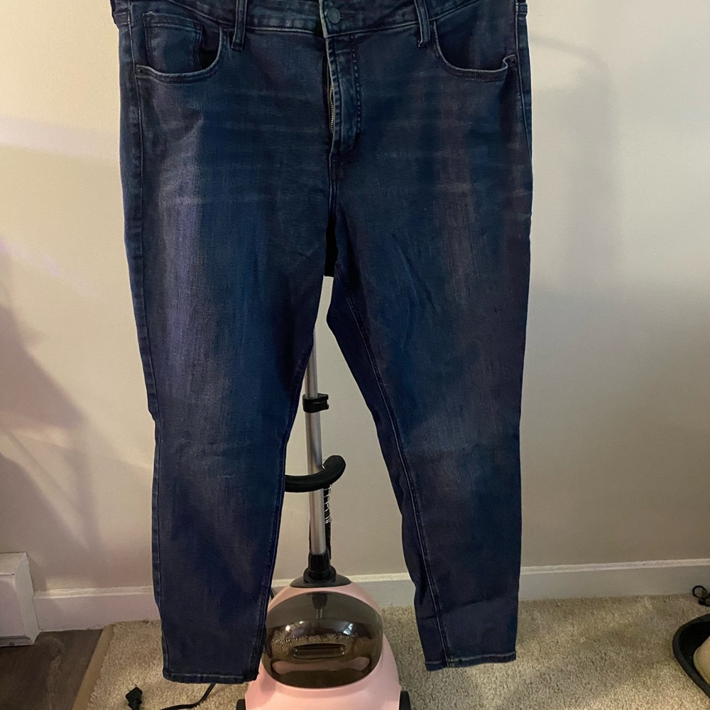 Old Navy Dark Blue Ankle Jeans